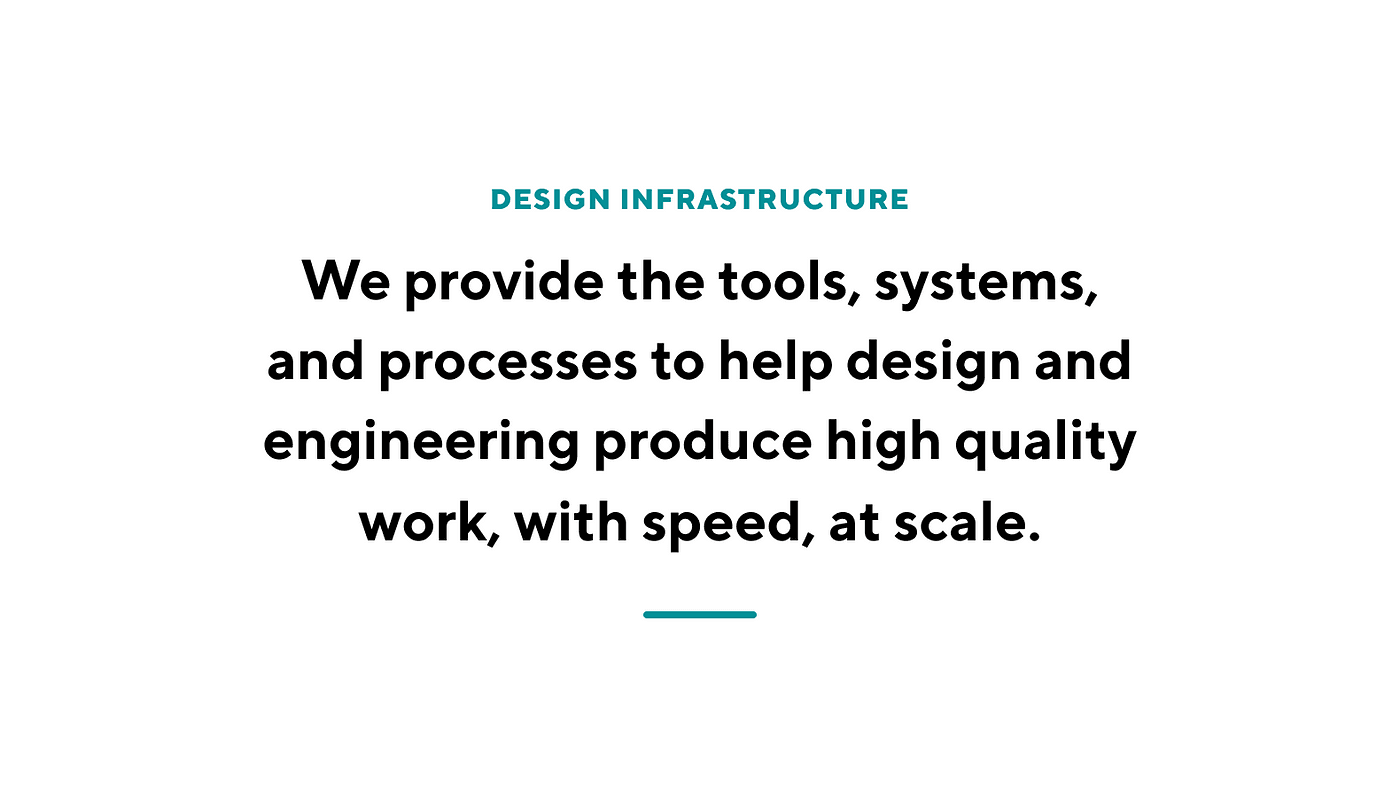 The Design Infrastrucure Mission.